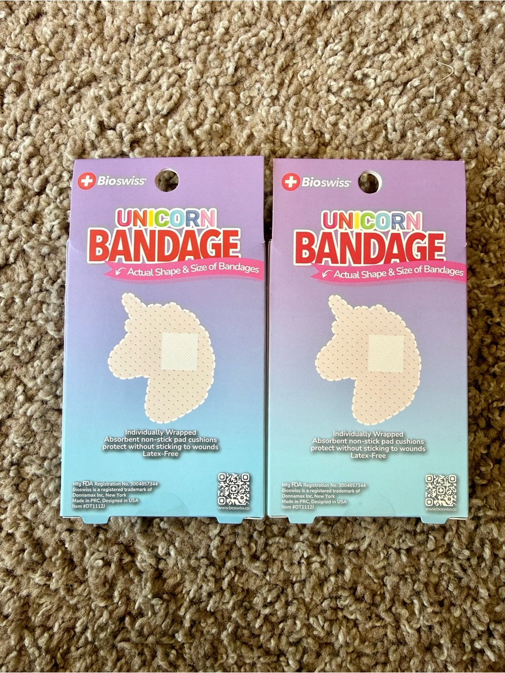 Bioswiss Unicorn Bandage Pack - Pastel Unicorn Design - Picture 2 of 2